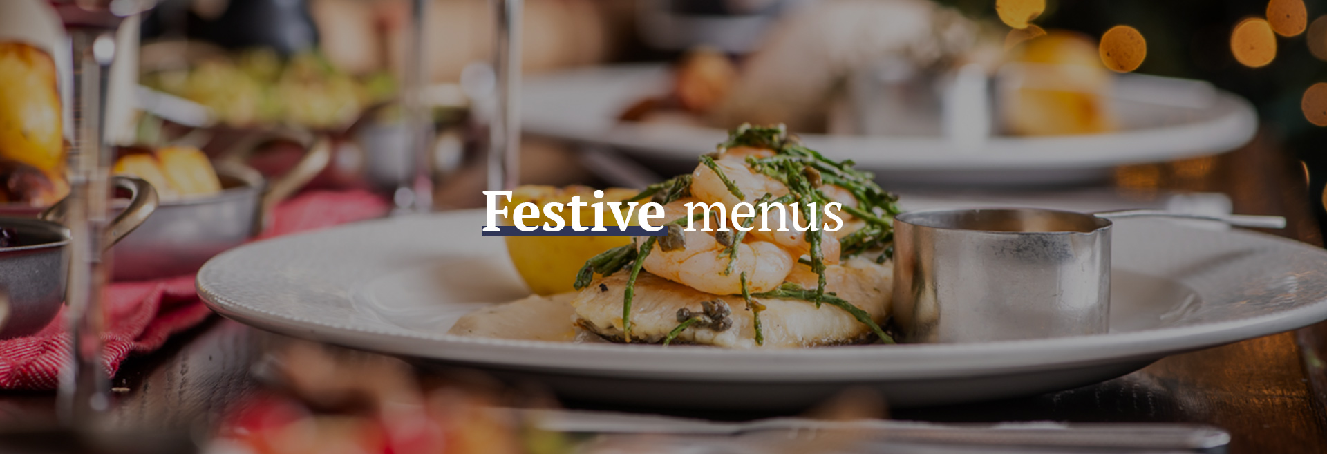 Festive Christmas Menu at The White Horse 