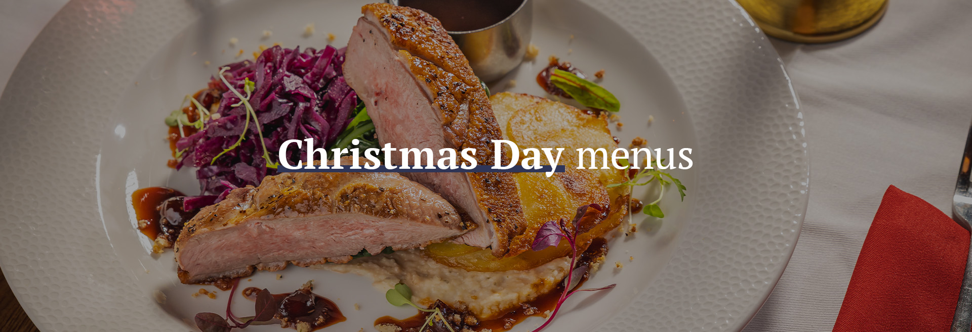 Christmas Day Menu at The White Horse